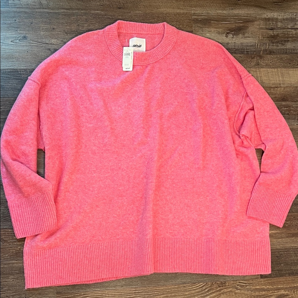 NWT Aerie Pink Oversized Sweater
